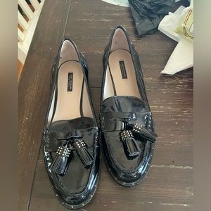 Cute black loafers